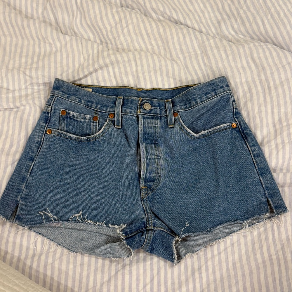Levi's Blue Jean Shorts